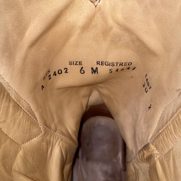 Vintage Corral boots Black with distressing and Lizard inlay - Picture 9 of 14